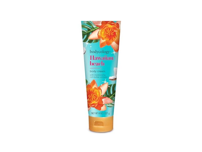 Bodycology Body Cream, Hawaiian Beach, 8 oz/227 g