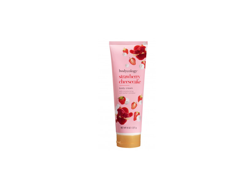 Bodycology Body Cream, Strawberry Cheesecake, 8 oz/227 g