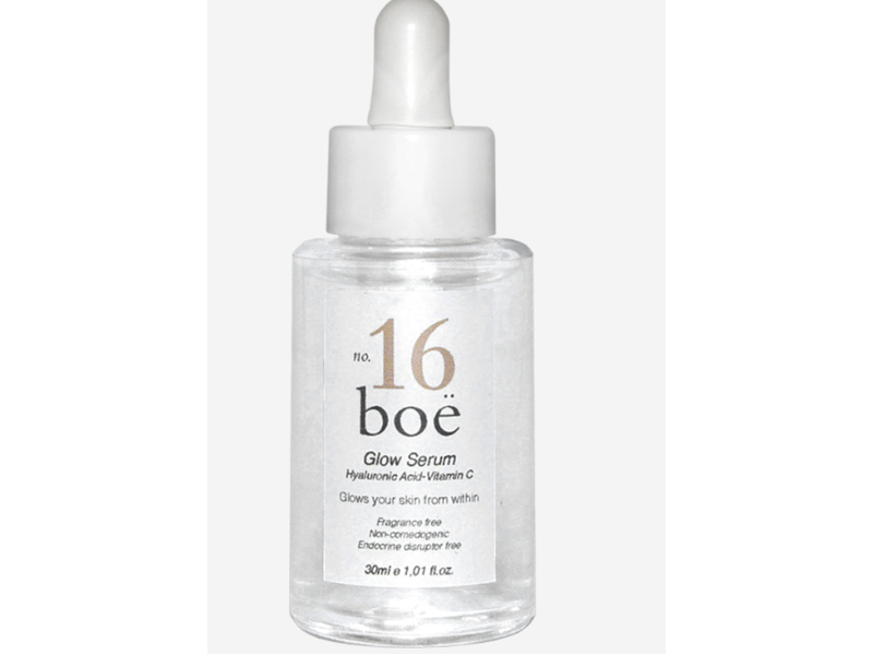 Boe Beaute No. 16 Glow Serum, Hyaluronic Acid & Vitamin C, 1.01 fl oz/30 mL