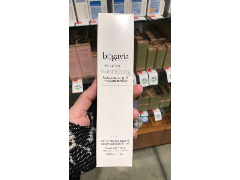Bogavia Pure Fresh Nourishing Facial Cleansing OIl, 3.85 fl oz