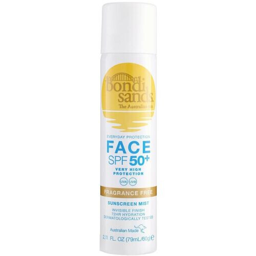 Face Sunscreen Mist Fragrance Free SPF 50+