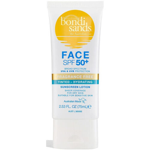 SPF 50+ Fragrance Free Hydrating Tinted Face Lotion