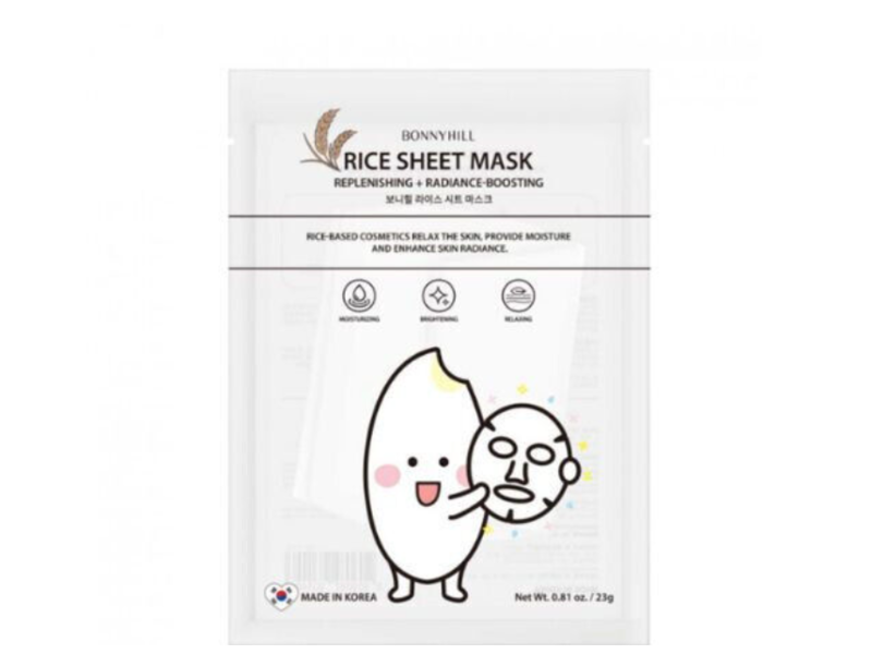 Bonnyhill Rice Sheet Mask, 0.81 oz/23 g, 1 Count