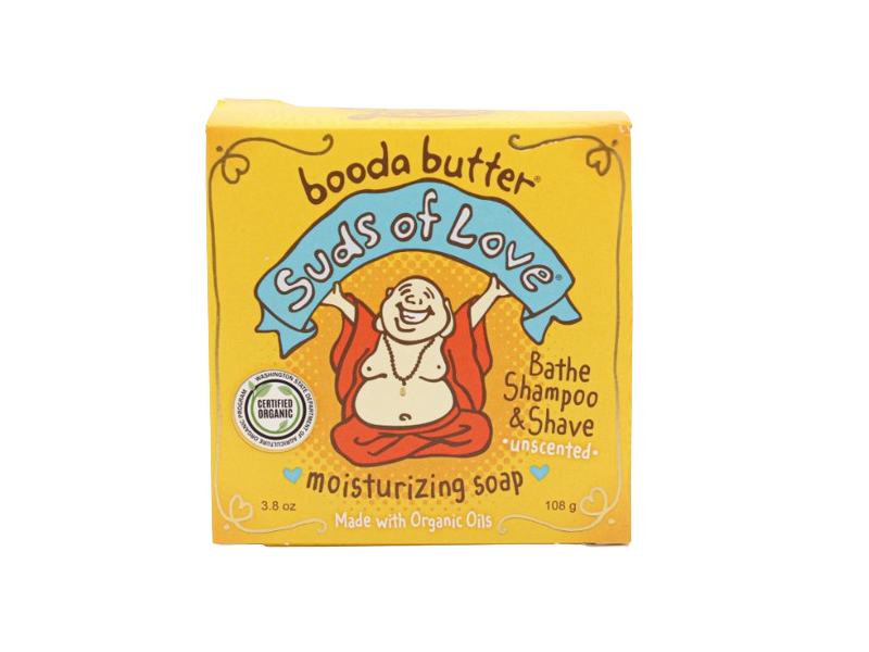 Booda Butter Suds Of Love Moisturizing Soap, Organic Oils, 3.8 oz/108 g
