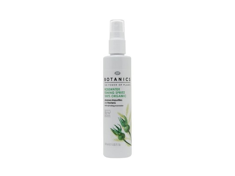Boots Botanics Organic Rosewater Toning Spritz, 5 US fl oz