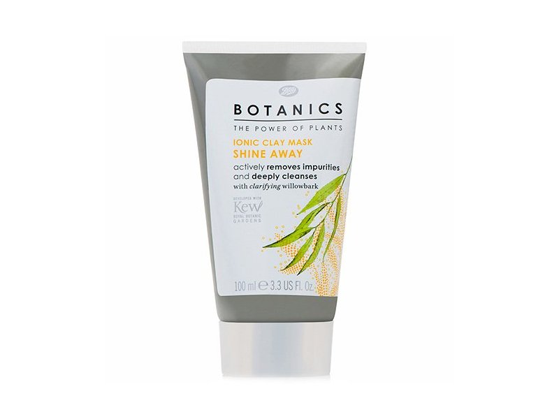 Boots Botanics Shine Away Ionic Clay Mask, 3.5 Oz.