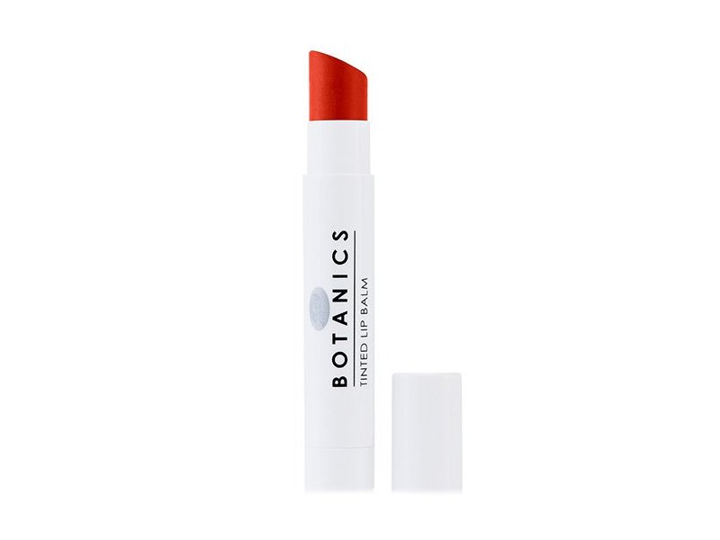 Boots Botanics Tinted Lip Balm, Sheer Pomegranate, 0.12 oz