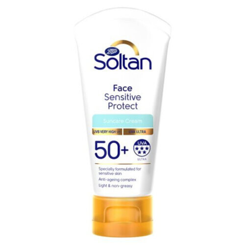Soltan Sensitive Face Protect Suncare Cream SPF 50+