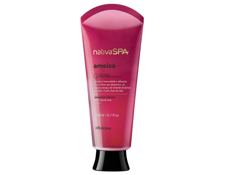 Boticario Nativa Spa Ameixa Plum Liquid Soap, 6.7 fl oz / 200 ml