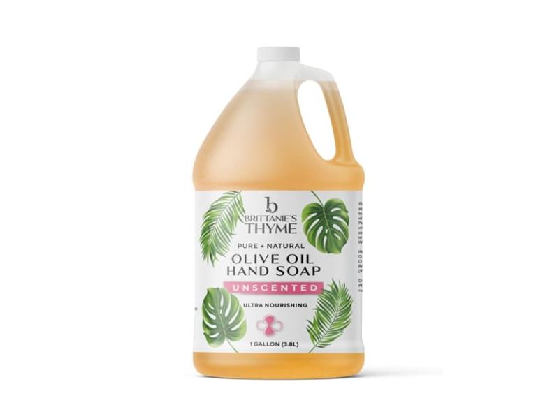 Brittanie's Thyme Olive Oil Hand Soap, 3.8 L