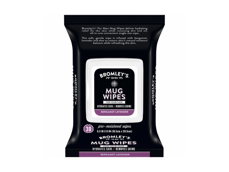 Bromley's Mug Wipes, Bergamot Lavender, 30 count