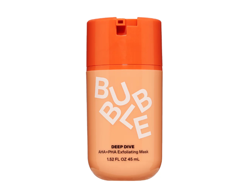 Bubble Deep Dive AHA+PHA Exfoliating Mask, 1.52 fl oz/45 mL