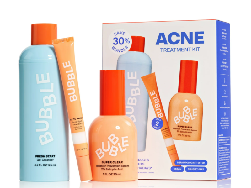 Bubble Skincare Acne Treatment Kit