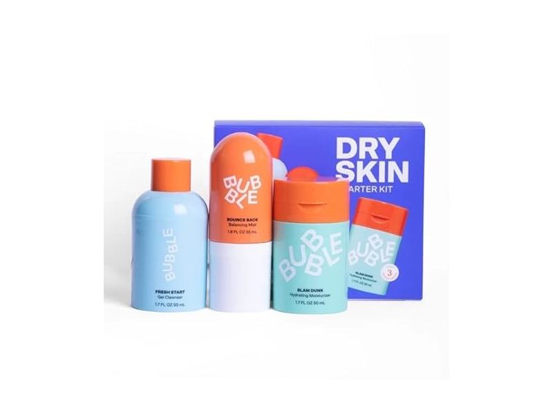 Bubble Dry Skin Starter Kit, 3-step Hydrating Routine