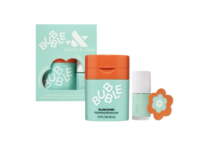 Bubble Olive & June Moisturizer & Nail Polish Set, Flower Power
