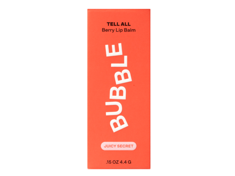 Bubble Tell All Berry Lip Balm, Juicy Secret, 0.15 oz/4.4 g