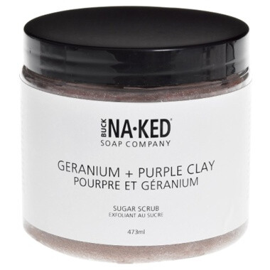 Geranium + Purple Clay Sugar Scrub