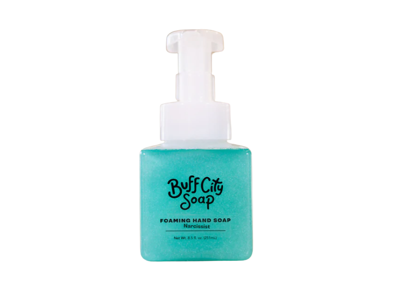 Buff City Soap Foaming Hand Soap, Narcissist, 8.5 fl oz/251 mL