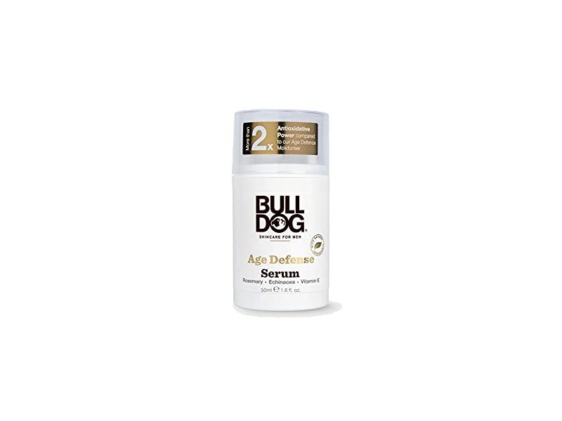 Bull Dog Age Defense Serum, Rosemary, Echinacea, Vitamin E, 1.5 fl oz/50 mL