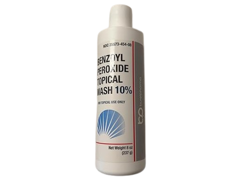 Burel Pharmaceuticals, Benzoyl peroxide 10 %, 8 oz/237 g