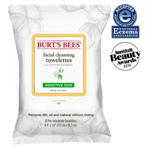 Sensitive Facial Cleansing Towelettes With Cotton Extract