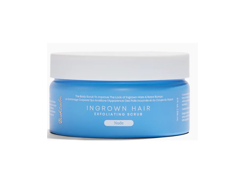 Bushbalm Ingrown Hair Exfoliating Scrub, Nude, 8 fl oz/236 mL