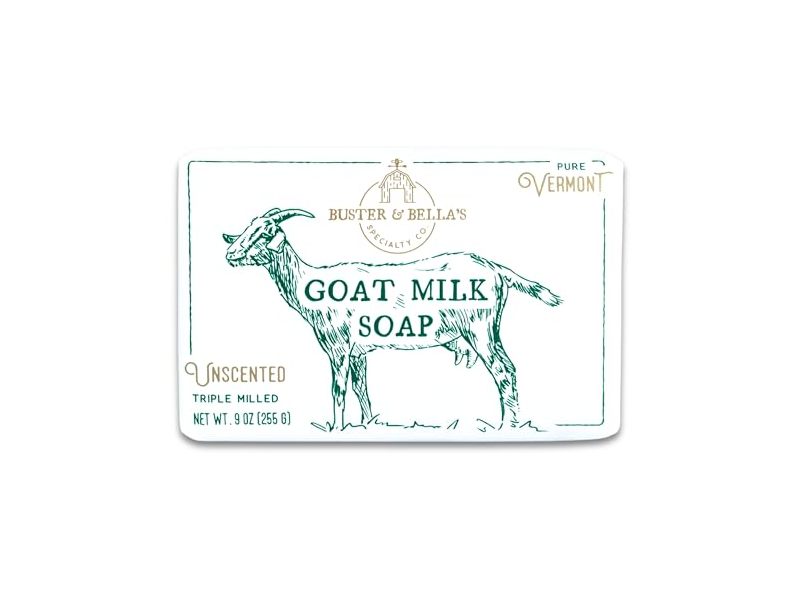 Buster & Bella's Triple Milled Goat Milk Soap, 9 oz/255 g