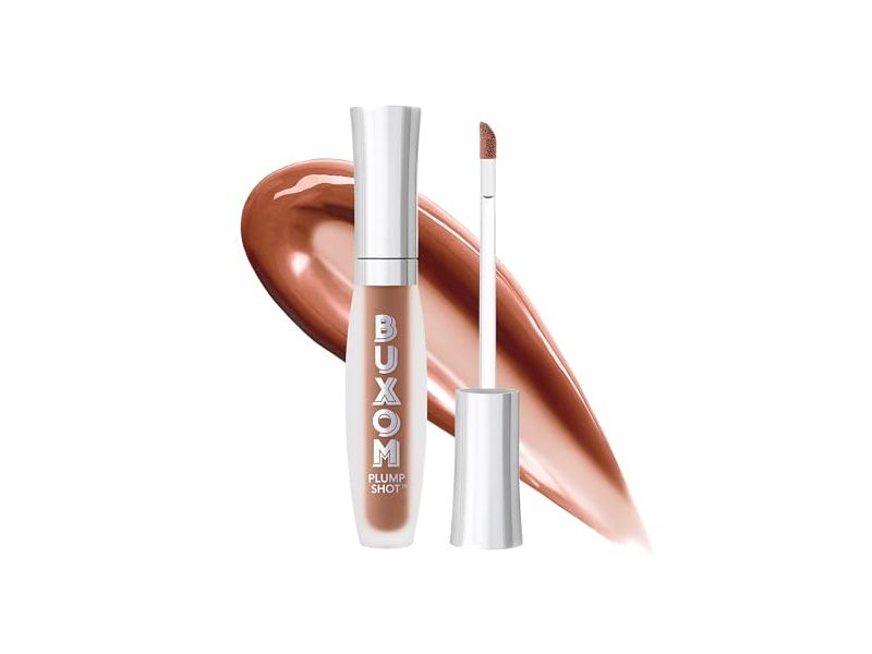Buxom Plump Shot Sheer Tint Collagen Infused Lip Serum, Get Naked, 0.14 fl oz/4 mL
