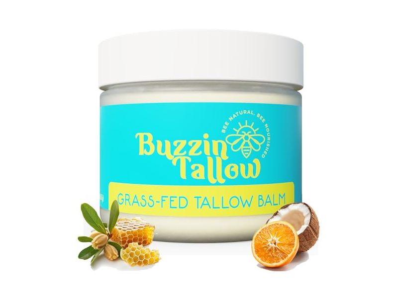 Buzzin Tallow Grass Fed Beef Tallow Balm, 2 oz