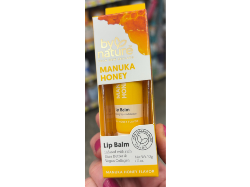 By Nature Manuka Honey Lip Balm, 10 g