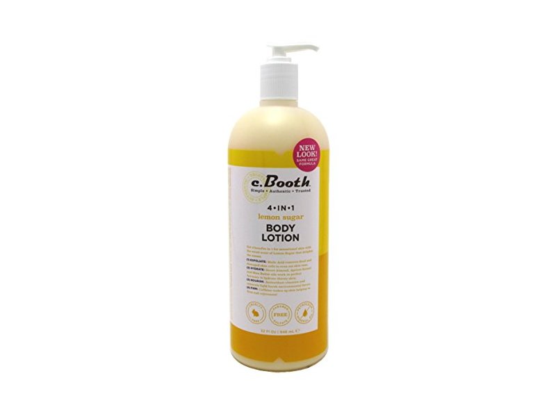 C. Booth 4-In-1 Multi-Action Body Lotion Lemon Sugar 32 Ounce