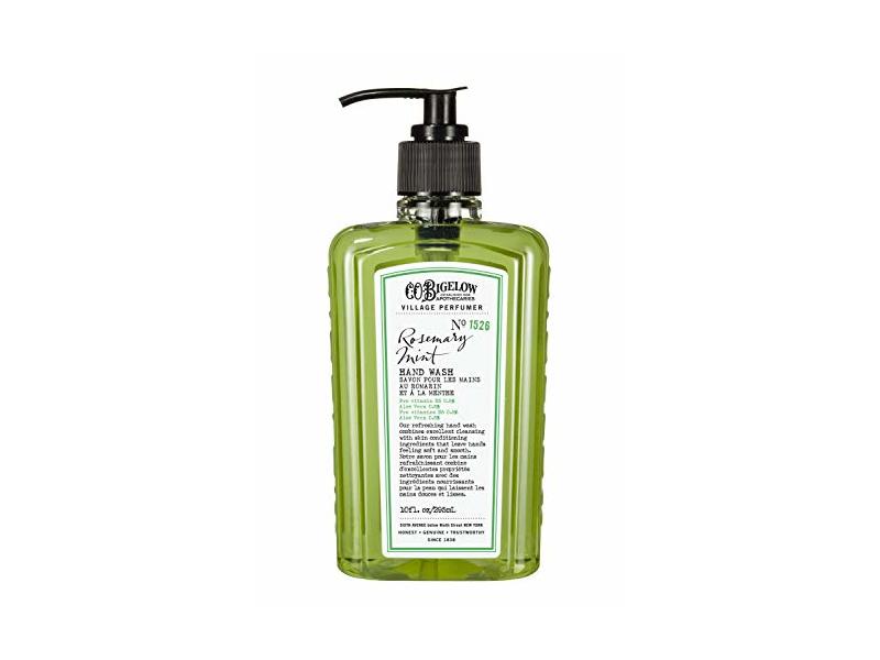 C.O. Bigelow Village Perfumer Hand Wash, Rosemary Mint, 10 fl oz/295 mL