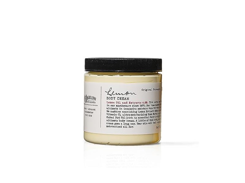 C.O. Bigelow Moisturizing Body Cream, Lemon, 8 oz/228 g