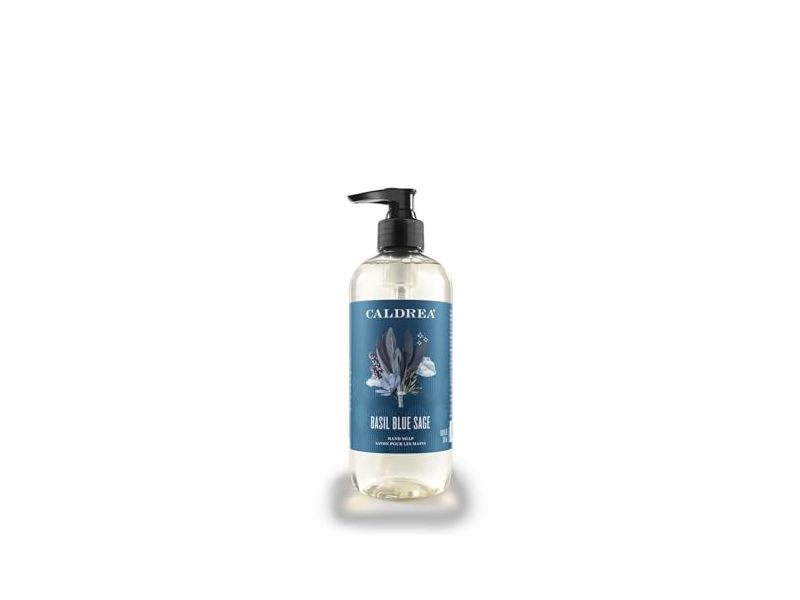 Caldrea Hand Wash Soap, Basil Blue Sage Scent, 10.8 oz