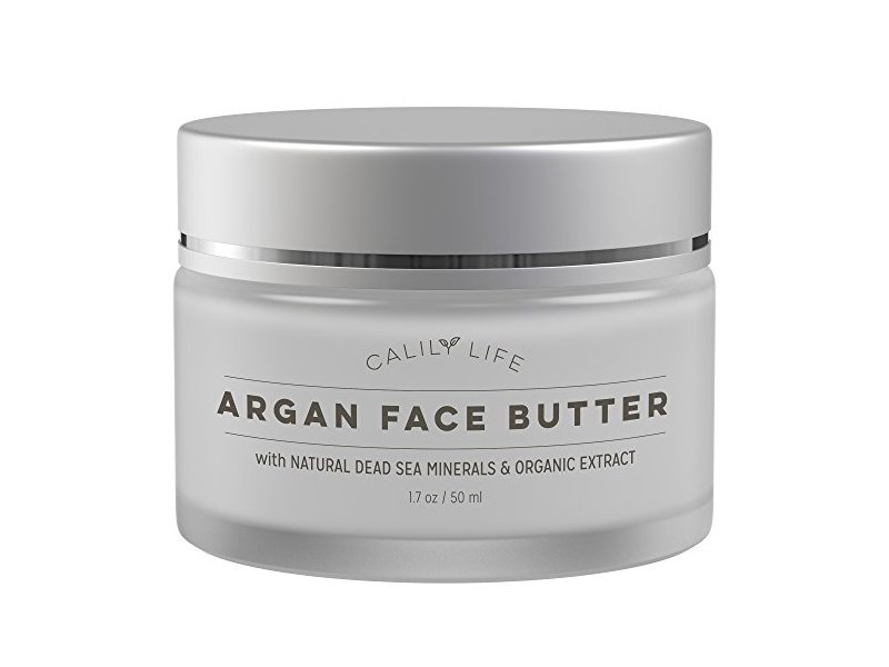 Calily Life Organic Argan Face Cream with Dead Sea Minerals, 1.7 Oz.