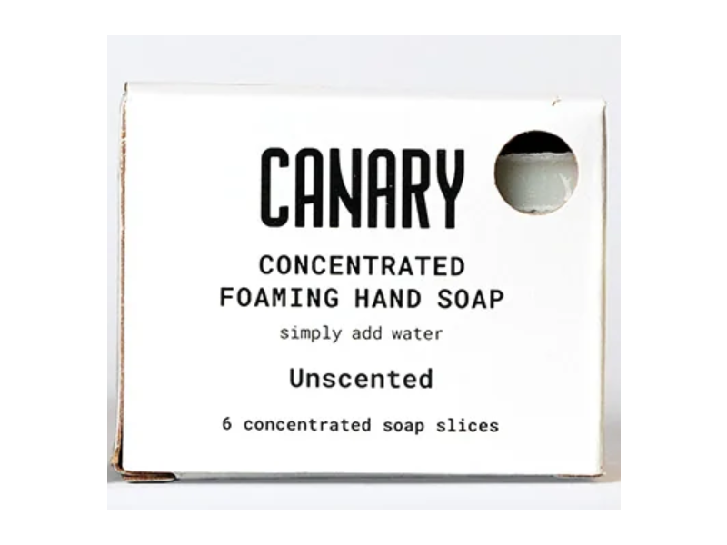 Canary Concentrated Foaming Hand Soap, Unscented, 6 Count