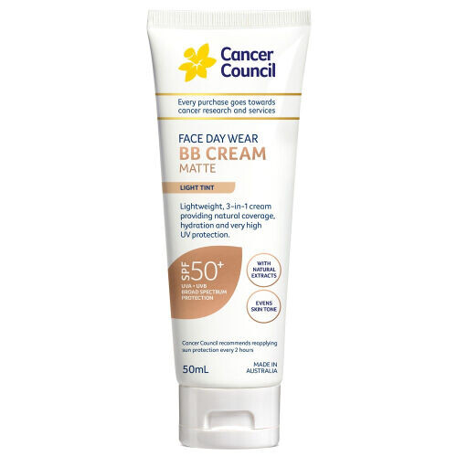 SPF 50+ Face Day Wear BB Cream Matte Light Tint