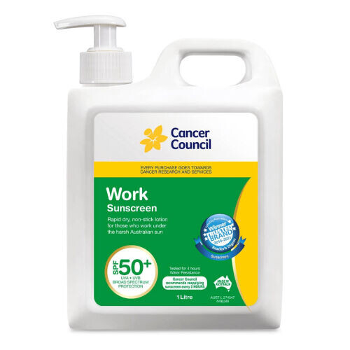 Work Sunscreen SPF 50+