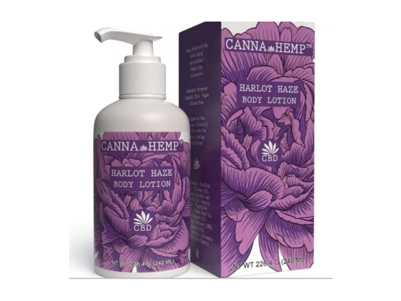 Canna Hemp Harlot Haze Body Lotion, 226.4 g (250 ml)