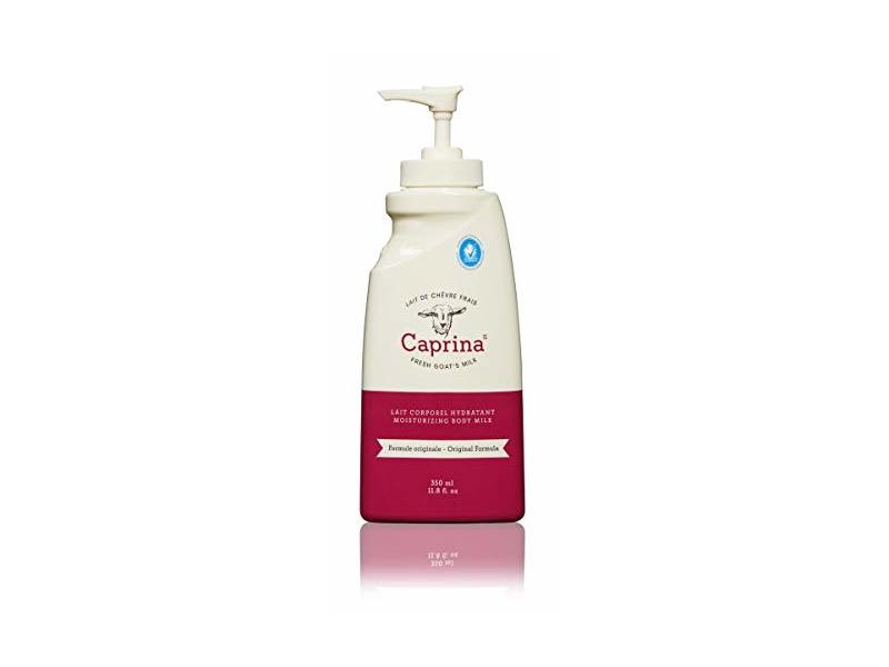 Caprina by Canus Fresh Goat's Milk Body Lotion, Original Formula, 11.8 Ounce