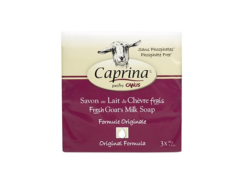 Caprina Canus Original Formula Fresh Goat's Milk Soap, 3.2 oz each