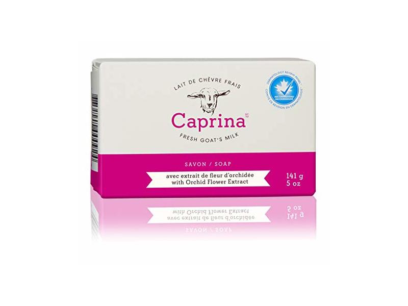 Caprina Fresh Goat's Milk Soap Bar, Orchid, 5 oz/141 g, Pack Of 12