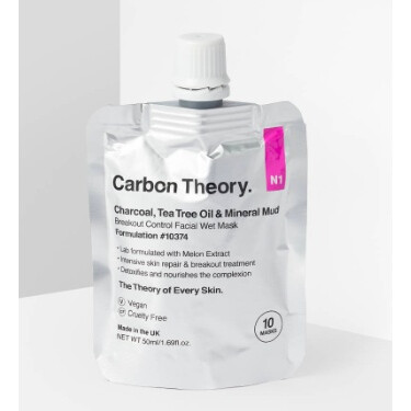 Charcoal And Tea Tree Oil Mineral Breakout Control Facial Wet Mask