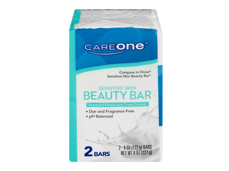 CareOne Sensitive Skin Beauty Bar, 8 oz (227 g), 2 Bars