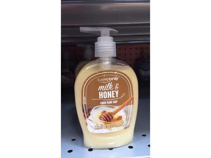 CareOne Milk & Honey Liquid Hand Soap, 7.5 fl oz