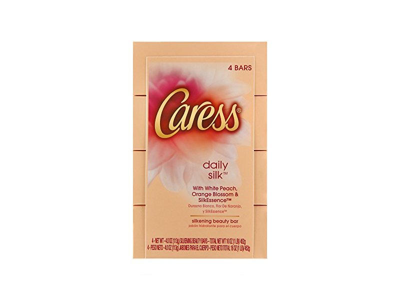 Caress Beauty Bar, Daily Silk Bar 4 oz,