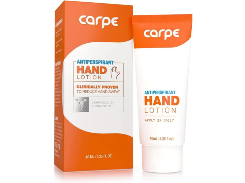 Carpe Antiperspirant Hand Lotion, 1.35 oz/40 mL