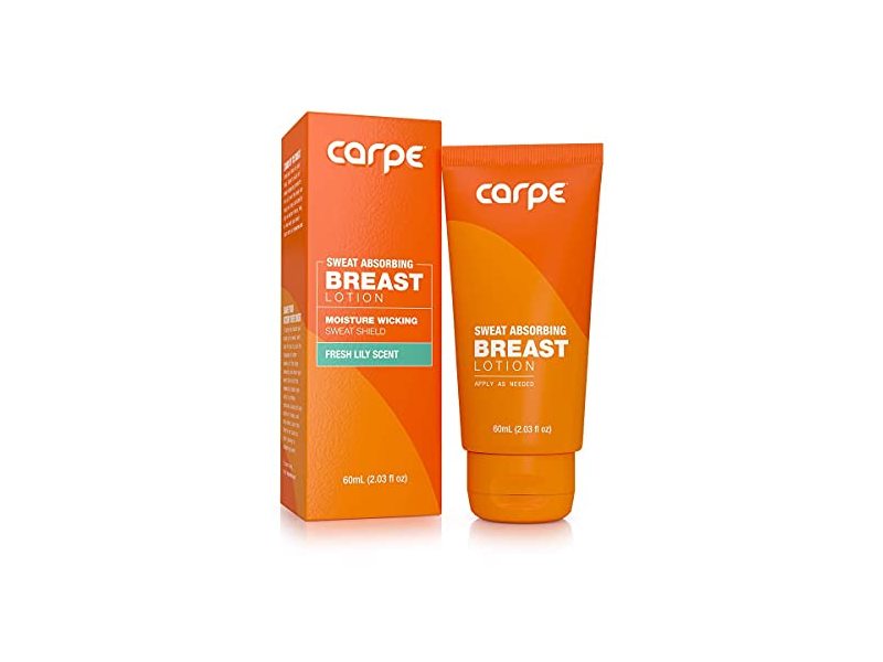 Carpe Sweat Absorbing Breast Lotion, 2.03 fl oz/60 mL