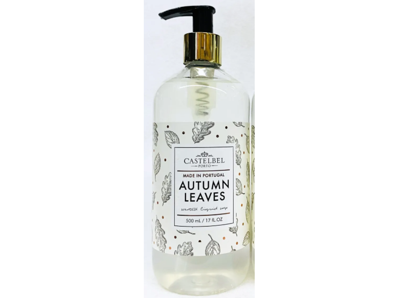 Castelbel Autumn Leaves Scented Liquid Soap, 17 fl oz/500 mL