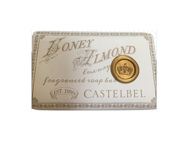 Castelbel Honey Almond Fragranced Soap Bar, 10.5 oz/300 g